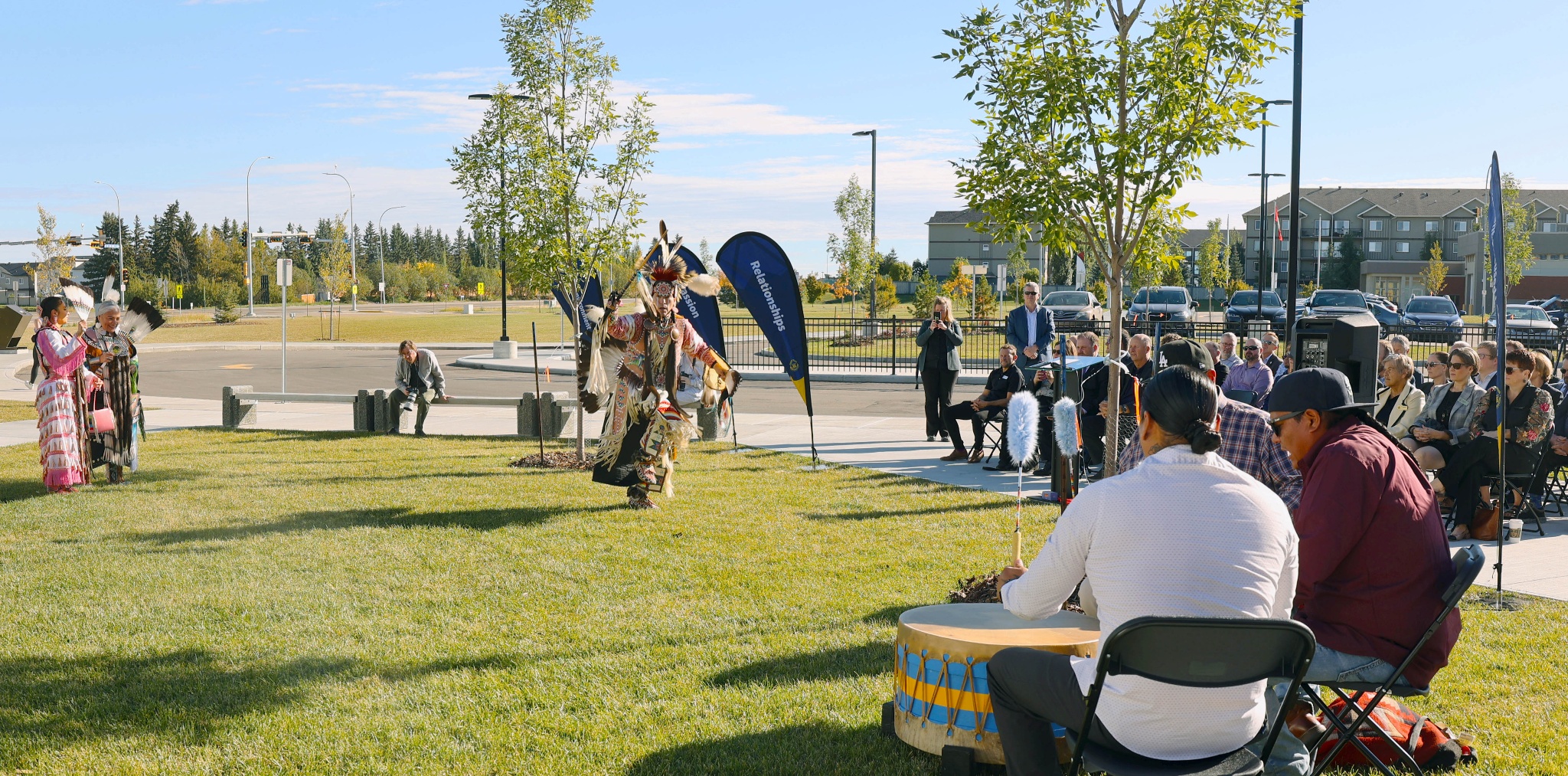 Dancing Cree at OSS grand opening